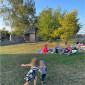 Picknick an der Bergkirche nach dem Kinderfrageabend